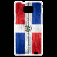 Coque Samsung Galaxy S2 Drapeau République Dominicaine