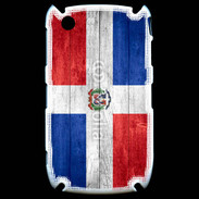 Coque Blackberry 8520 Drapeau République Dominicaine