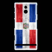 Coque Sony Xperia P Drapeau République Dominicaine