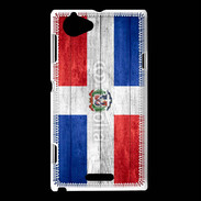 Coque Sony Xperia L Drapeau République Dominicaine