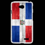 Coque LG L70 Drapeau République Dominicaine