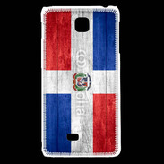Coque LG F5 Drapeau République Dominicaine