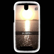 Coque HTC One SV Snapchat au calme ZG