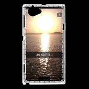 Coque Sony Xperia L Snapchat au calme ZG