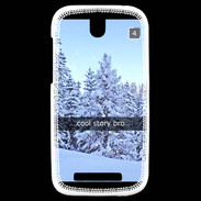 Coque HTC One SV Snapchat Cool Story ZG