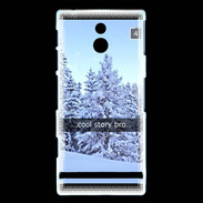 Coque Sony Xperia P Snapchat Cool Story ZG