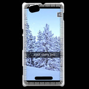 Coque Sony Xperia M Snapchat Cool Story ZG