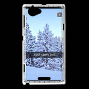 Coque Sony Xperia L Snapchat Cool Story ZG