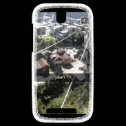 Coque HTC One SV Snapchat Yeah ZG