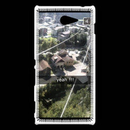Coque Sony Xperia M2 Snapchat Yeah ZG