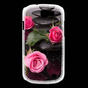 Coque Samsung Galaxy Express Rose et Galet Zen