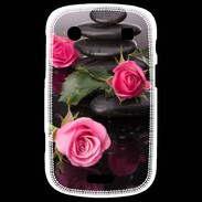 Coque Blackberry Bold 9900 Rose et Galet Zen