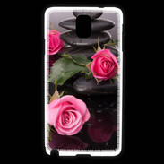 Coque Samsung Galaxy Note 3 Rose et Galet Zen