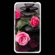 Coque Nokia Lumia 630 Rose et Galet Zen