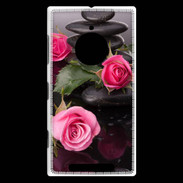 Coque Nokia Lumia 830 Rose et Galet Zen
