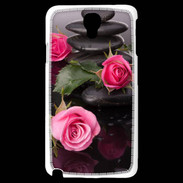Coque Samsung Galaxy Note 3 Light Rose et Galet Zen
