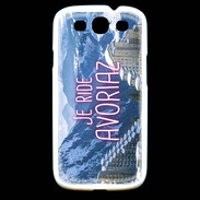 Coque Samsung Galaxy S3 Je ride Avoriaz ZG