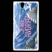 Coque Sony Xperia Z Je ride Avoriaz ZG