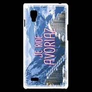 Coque LG Optimus L9 Je ride Avoriaz ZG