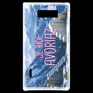 Coque LG Optimus L7 Je ride Avoriaz ZG
