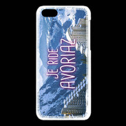 Coque iPhone 5C Je ride Avoriaz ZG