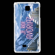 Coque LG F5 Je ride Avoriaz ZG