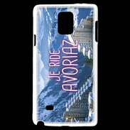 Coque Samsung Galaxy Note 4 Je ride Avoriaz ZG