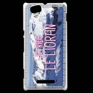 Coque Sony Xperia M Je ride Le Lioran ZG