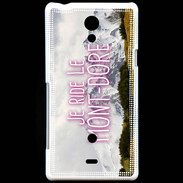 Coque Sony Xperia T Je ride Le Mont Dore ZG