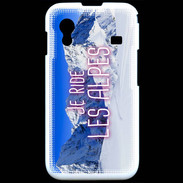 Coque Samsung ACE S5830 Je ride Les Alpes ZG
