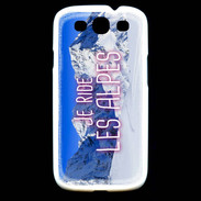 Coque Samsung Galaxy S3 Je ride Les Alpes ZG