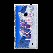 Coque Nokia Lumia 520 Je ride Les Alpes ZG