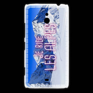 Coque Nokia Lumia 1320 Je ride Les Alpes ZG