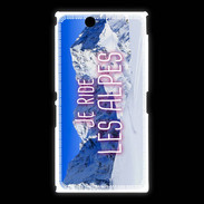 Coque Sony Xpéria Z Ultra Je ride Les Alpes ZG
