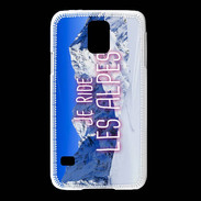 Coque Samsung Galaxy S5 Je ride Les Alpes ZG