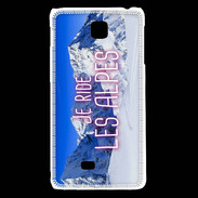 Coque LG F5 Je ride Les Alpes ZG