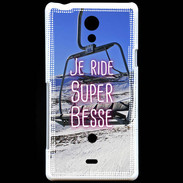 Coque Sony Xperia T Je ride Super-Besse ZG