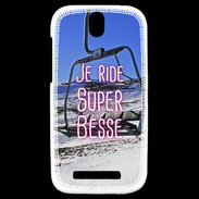 Coque HTC One SV Je ride Super-Besse ZG