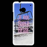 Coque HTC One Je ride Super-Besse ZG