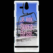 Coque Sony Xperia U Je ride Super-Besse ZG