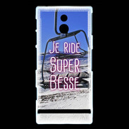 Coque Sony Xperia P Je ride Super-Besse ZG