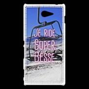 Coque Sony Xperia M2 Je ride Super-Besse ZG