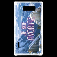 Coque LG Optimus L7 Je skie Avoriaz ZG