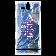 Coque Sony Xperia U Je skie Avoriaz ZG