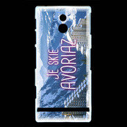 Coque Sony Xperia P Je skie Avoriaz ZG