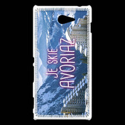 Coque Sony Xperia M2 Je skie Avoriaz ZG