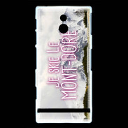Coque Sony Xperia P Je skie Le Mont Dore ZG