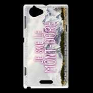 Coque Sony Xperia L Je skie Le Mont Dore ZG