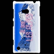 Coque Nokia Lumia 720 Je skie Les Alpes ZG