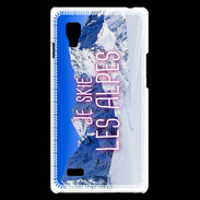 Coque LG Optimus L9 Je skie Les Alpes ZG